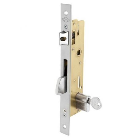 196/25/6 MORTISE LOCK CYLINDER WITH ADJUSTABLE STAINLESS STEEL CVL