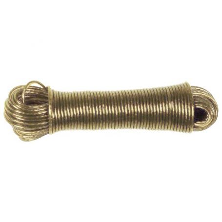 Hank of rope lined with steel cable 4mm 20mts HCS