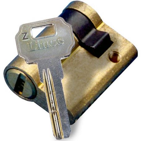 Security half cylinder C2 42mm (32x10mm) brassed Lince