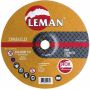 Stainless steel cutting disc Leman 230 Orange Range