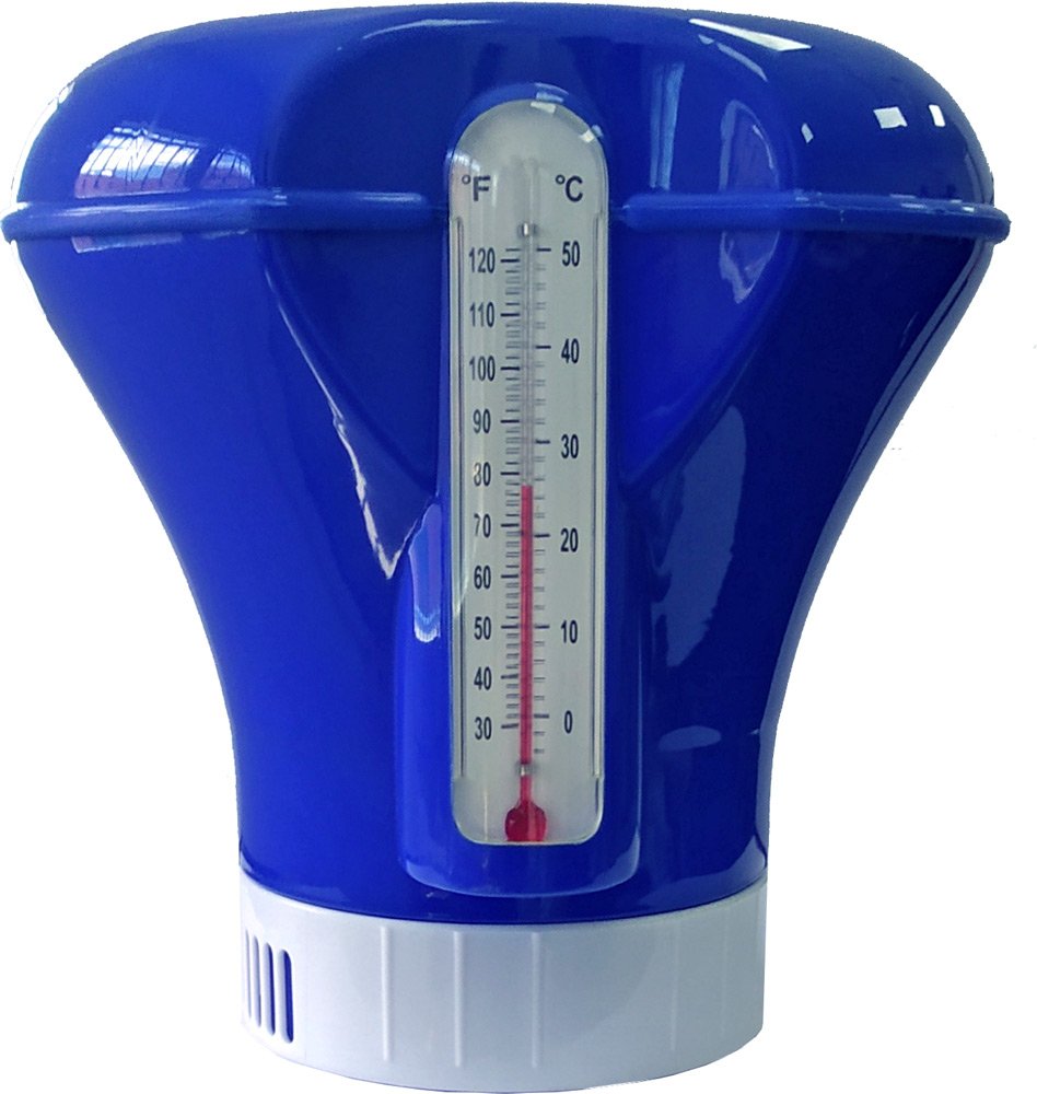 flottant électrolyseur avec thermomètre 18x18x17 Swimpool