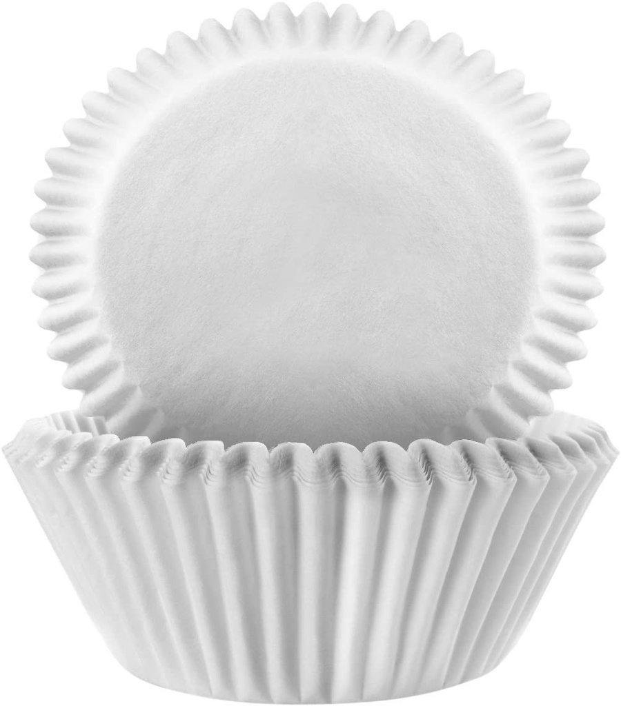 Capsule bianco pasticceria Ø7,5cm 100 unità Ibili
