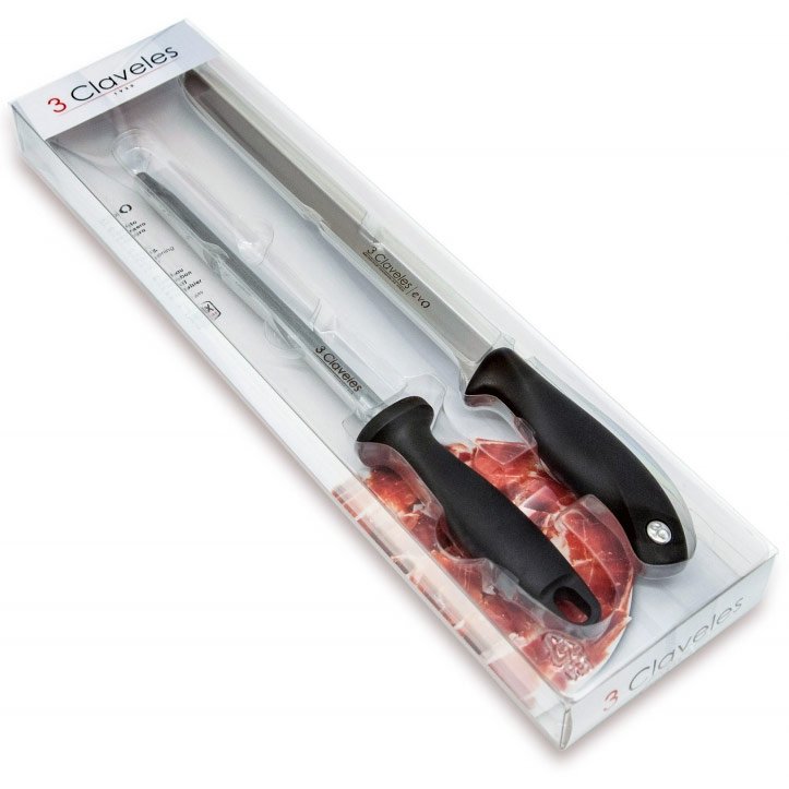 coltello per affettare nel settembre Evo + Chaira 3 Claveles