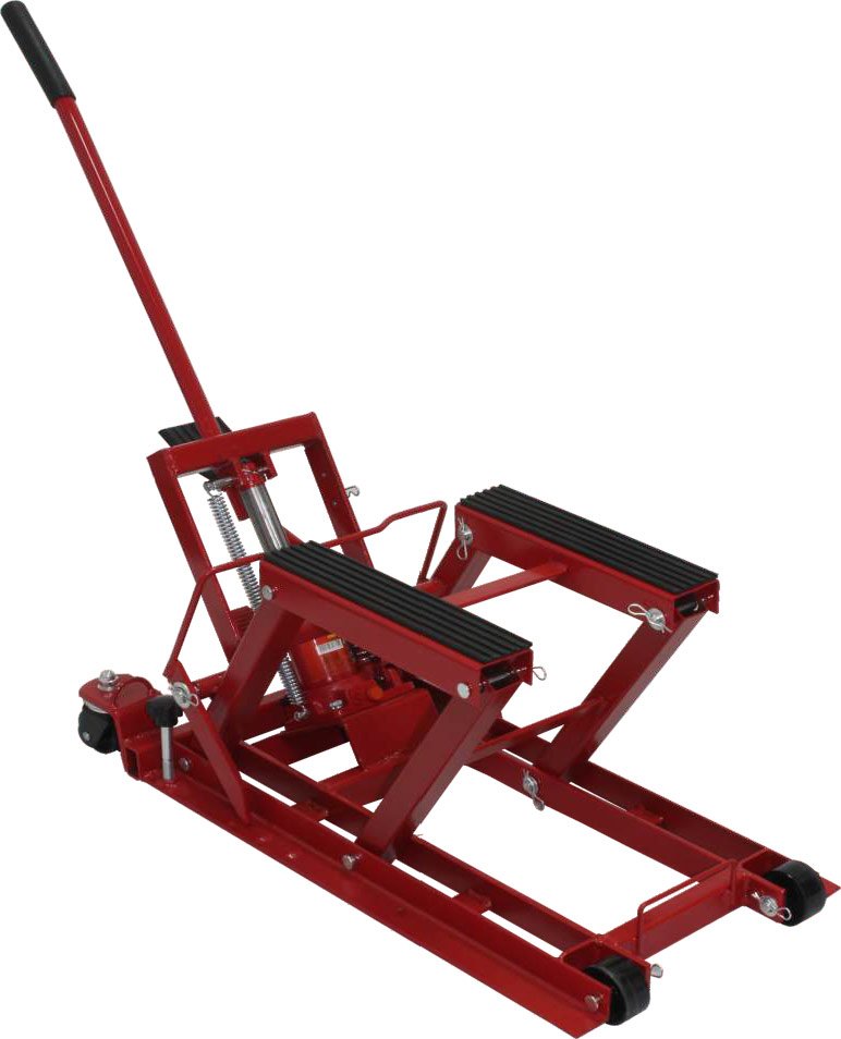 Ascenseur hydraulique pour les motocyclettes 365mm 680 kg Mader