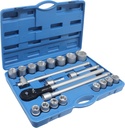 Socket wrench set 3/4 "22 pieces Mader