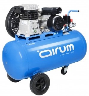 Zuigercompressor B2800B / 100 CM3 Airum 3PK 100Lts 9bar