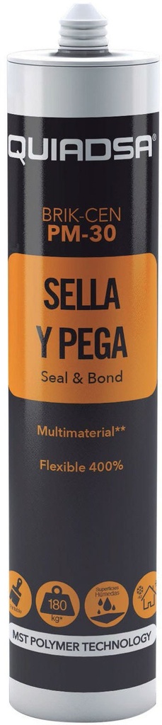 vedante de poliuretano silanizada BRIK-CEN PM-30 terracota 280ml Quiadsa
