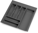 Optima Besteckschublade Küche Vertex / 500-Modul-Konzept 500mm 16mm Board Anthrazit Emuca