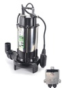 Bomba Drenaje Submergible, Aguas Súcias, 1100W, con Trituradora - MADER®