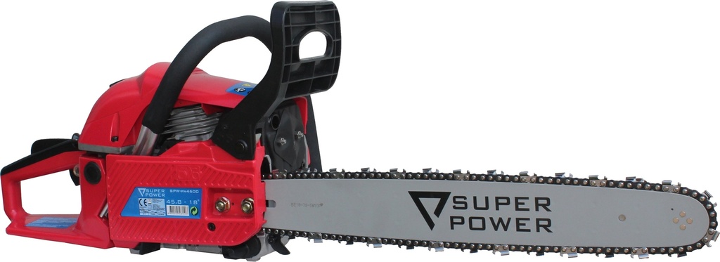 Benzina Chainsaw 45.8cc- 18 "Super Power