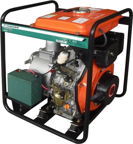 3.3HP 296cc 4T bomba de diesel 3 "Mader