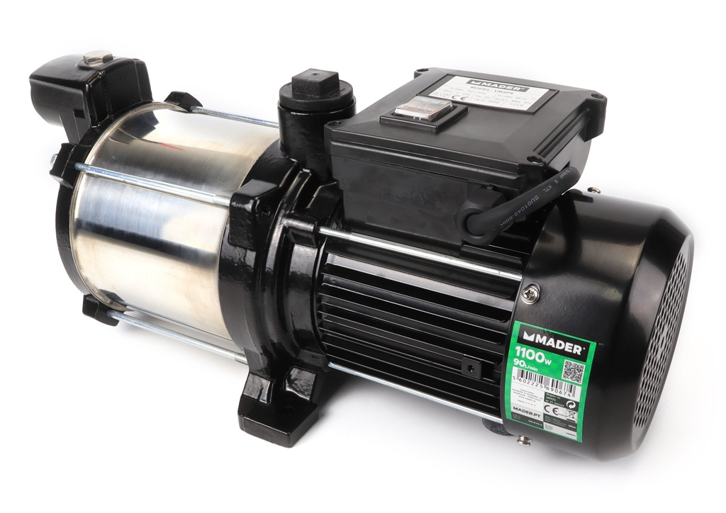 Bomba Eléctrica, Multicelular, 1100W, 90L/min - MADER®
