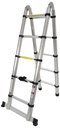 Escalera Extensible, Articulada, 5+5P, Aluminio - MADER®