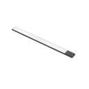 Aplique LED recargable por USB Kaus Black con sensor táctil de proximidad, L400mmPlástico y Aluminio, Pintado negro - Emuca