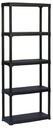 5 étagère racks 70x30x176cm Maiol résine