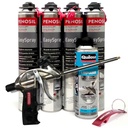 Kit pistola Gun Foam C1 + 6 cartuchos espuma proyectable Penosil EasySpray 700ml + limpiador de espuma fresca 500ml